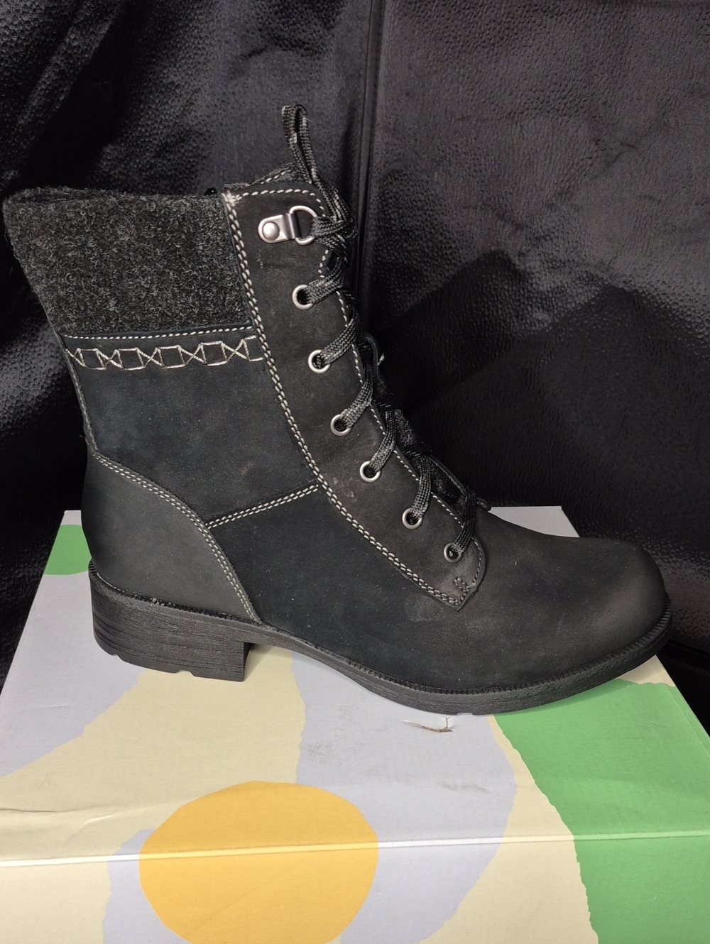 Earth Origins Rowan Women's 11W 11 Wide Black Boots - New